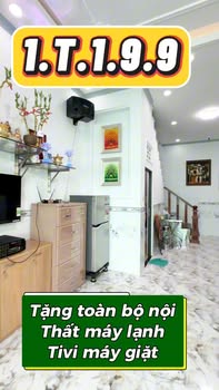 Nhà riêng Phước Lợi, Bến Lức 40m² giá 1.2 tỷ - Full nội thất, hạ tầng hoàn thiện!