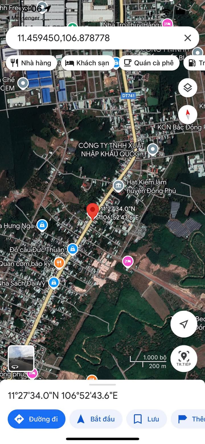 Dãy trọ mặt tiền ĐT741 Đồng Phú 360m² giá chỉ 5.5 tỷ - Đầu tư sinh lời ngay!