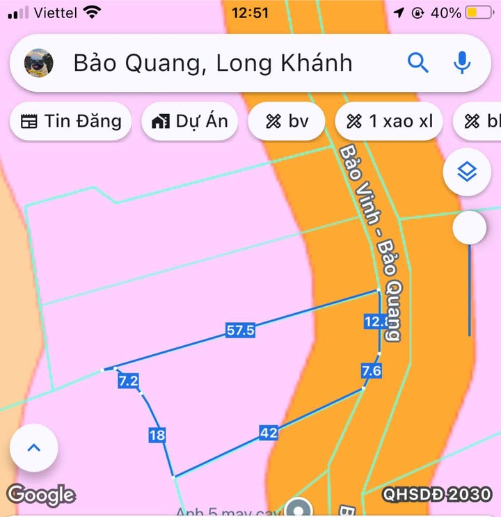 Đất nền 1000m² mặt tiền đường Ngô Quyền, Bảo Vinh, 2.1 tỷ - Sổ riêng, thương lượng!