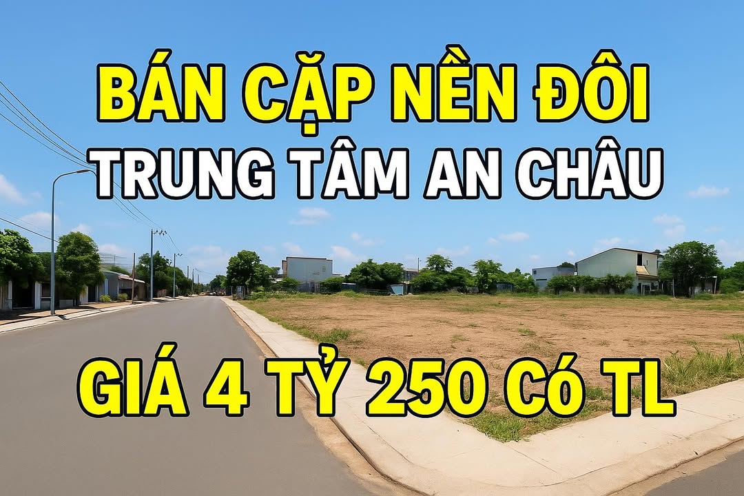 Đất nền đôi 202.6m² tại xã An Châu, Châu Thành, An Giang - Đầu tư sinh lời ngay!