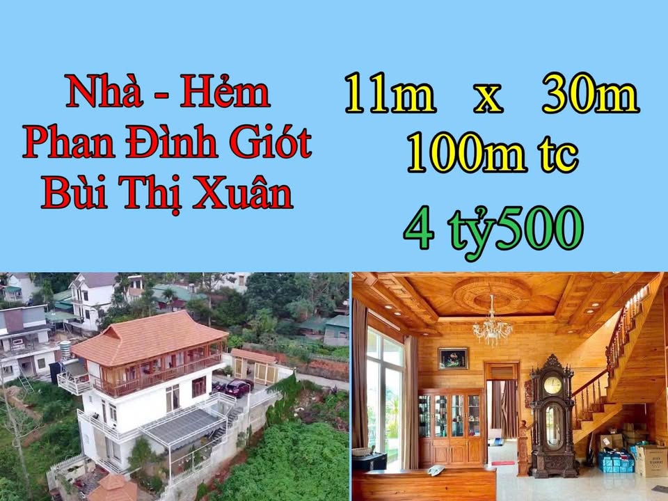 Biệt thự 3 tầng tại Bảo Lộc 330m² giá 4.5 tỷ - Sang trọng, thoáng mát