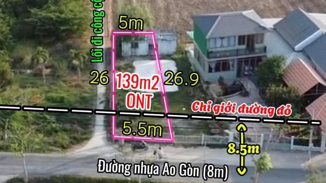 Đất nền lô góc 139m² giá 1.25 tỷ - Đầu tư sinh lời tại Tân Lân