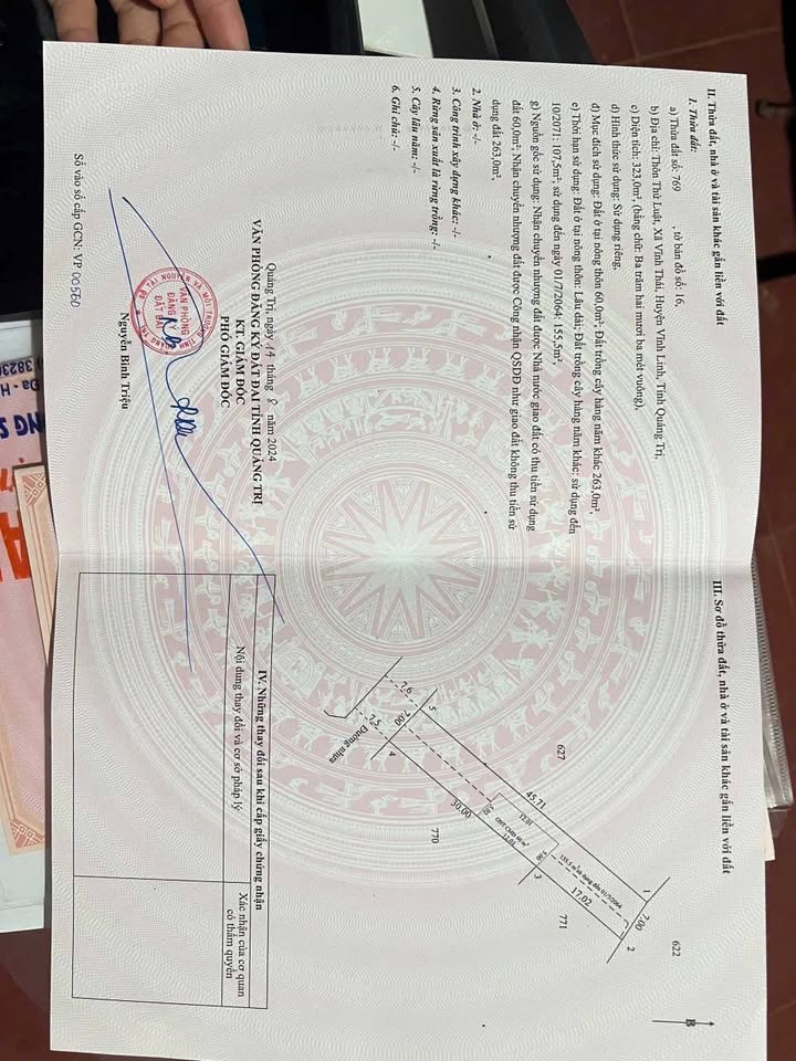 Đất nền Vĩnh Thái 315m² giá chỉ 700 triệu - Cơ hội đầu tư tuyệt vời!