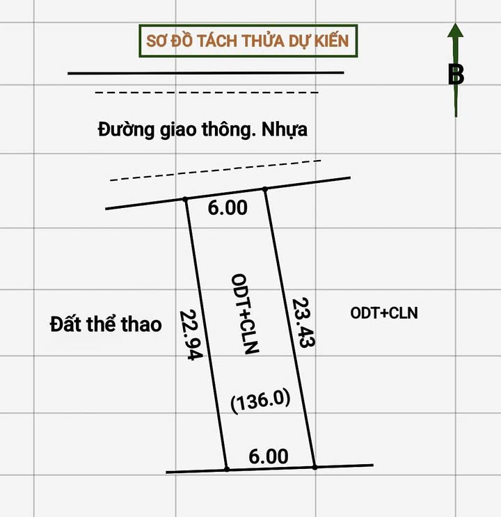 Lô đất dự án Lý Thái Tổ 132m² giá 1.6 tỷ - Cơ hội đầu tư hấp dẫn!