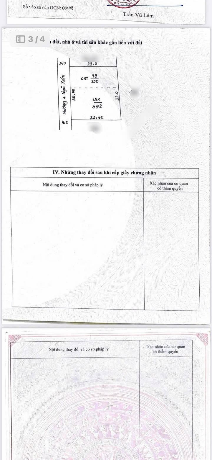 Bán đất thổ cư 692m² tại Thôn Xuân Linh, Chương Mỹ - Sổ đỏ chính chủ, giá tốt!