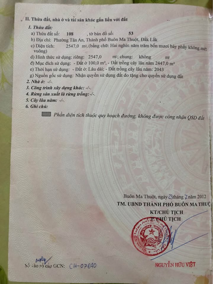 Nhà cấp 4 100m² tại Tân An, Buôn Ma Thuột - Chính chủ bán gấp!