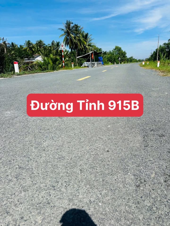 Đất mặt tiền nhựa 915B, Trà Vinh 1800m² - Đầu tư sinh lời ngay!