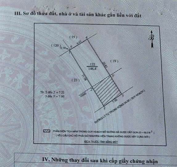 Đất mặt đường Lý Tự Trọng, Vinh 150m² giá 12 tỷ - Đầu tư sinh lời ngay!