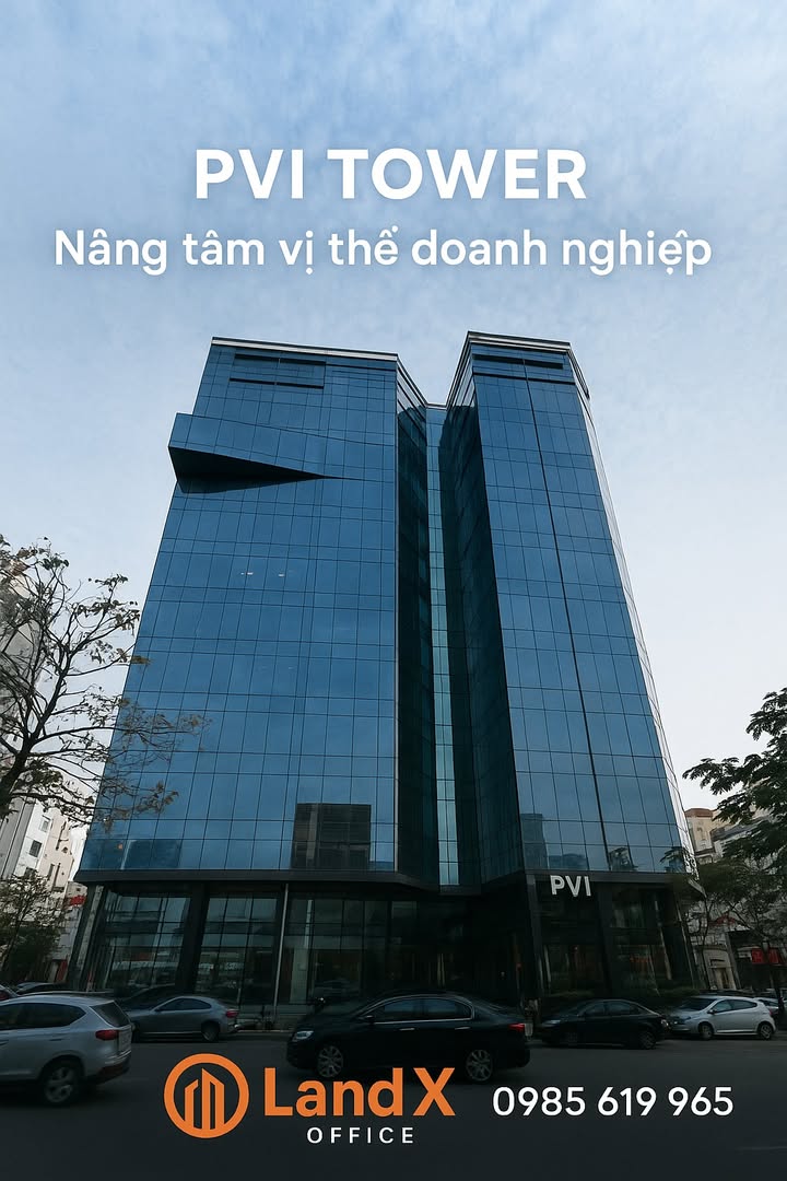 Văn phòng cho thuê PVI Tower Cầu Giấy 80m² - Môi trường làm việc đẳng cấp!