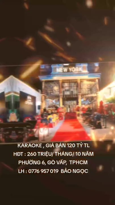 Karaoke 456.3m² giá 120 tỷ - Đầu tư sinh lời tại Gò Vấp!