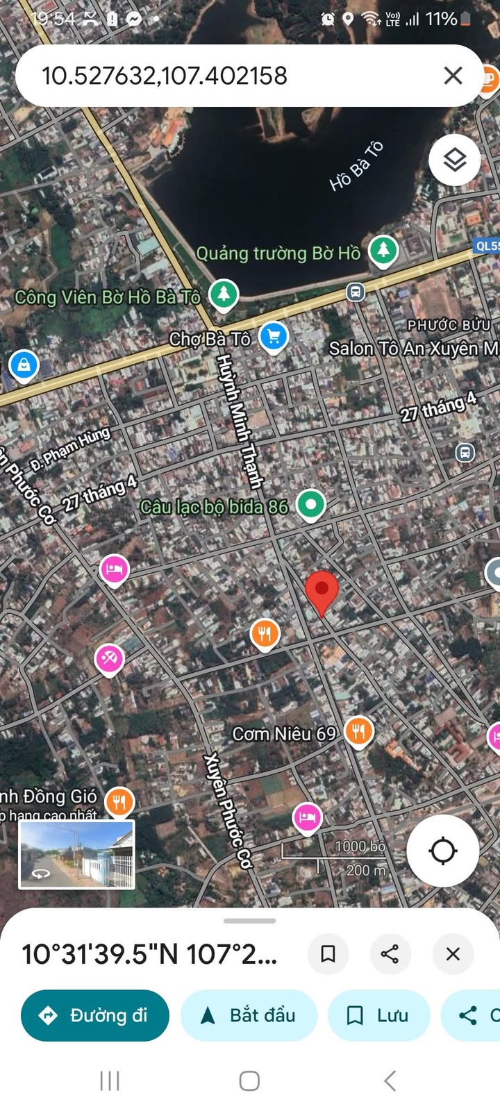 Đất nền Phước Bửu 135m² giá 1.65 tỷ - Sổ đỏ chính chủ, vị trí đẹp gần biển!