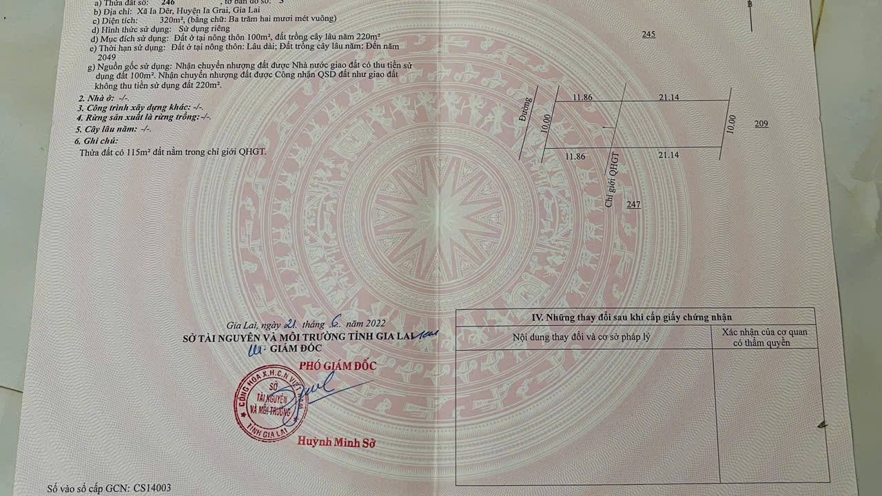 Đất nền 210m² mặt đường Nguyễn Kiệm - Giá chỉ 750 triệu, cơ hội đầu tư hấp dẫn!