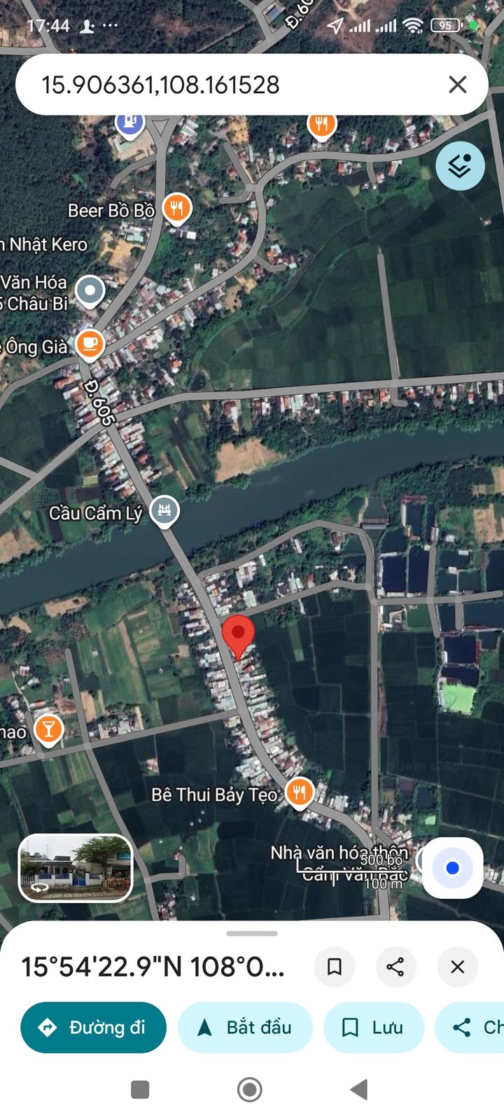 Đất nền đường ĐT 605, Hòa Vang, Đà Nẵng - Diện tích 133m², giá chỉ 1 tỷ!