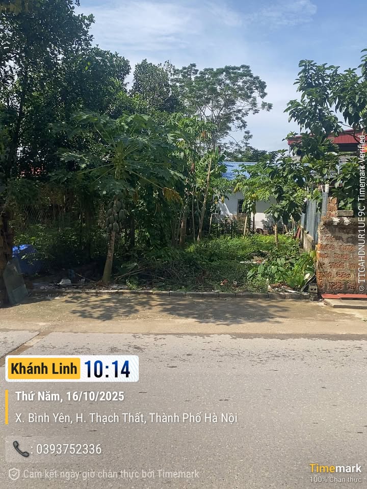 Đất nền Bình Yên, Thạch Thất 92m² giá 4 tỷ - Đầu tư sinh lời ngay!