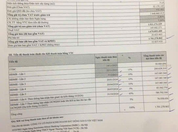 Căn hộ Vinhomes Smart City Nam Từ Liêm 32m² giá 3.03 tỷ - Hướng Nam, đồ đạc cơ bản!