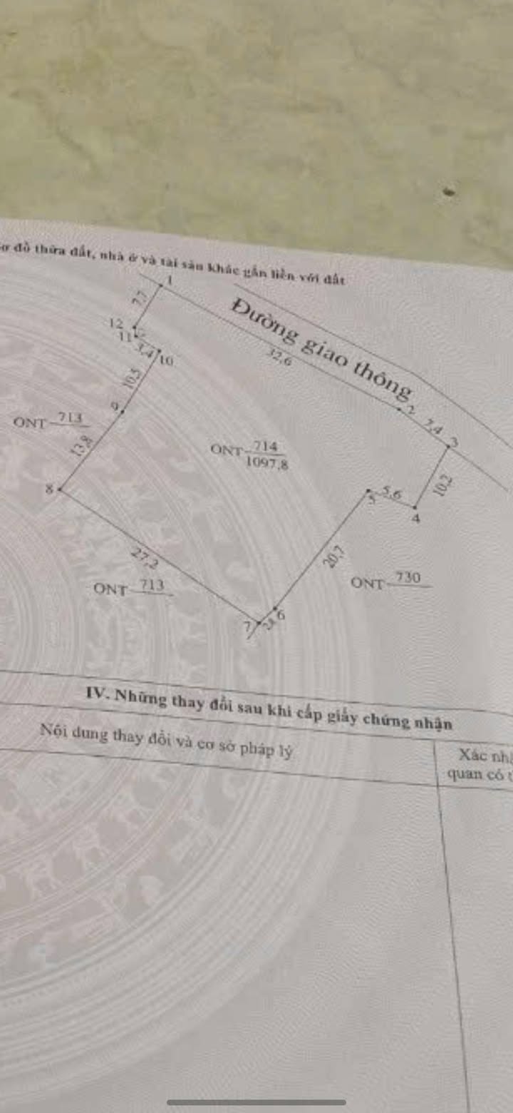 Đất thổ cư Triệu Thành 1097m² giá 1 tỷ - Phân lô tách thửa lý tưởng!