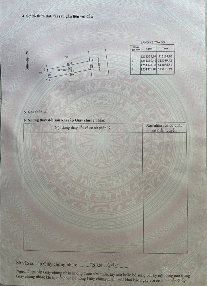 Đất thổ cư Phường 3 Tây Ninh 125m² giá 1.3 tỷ - Khu vực KD sầm uất!