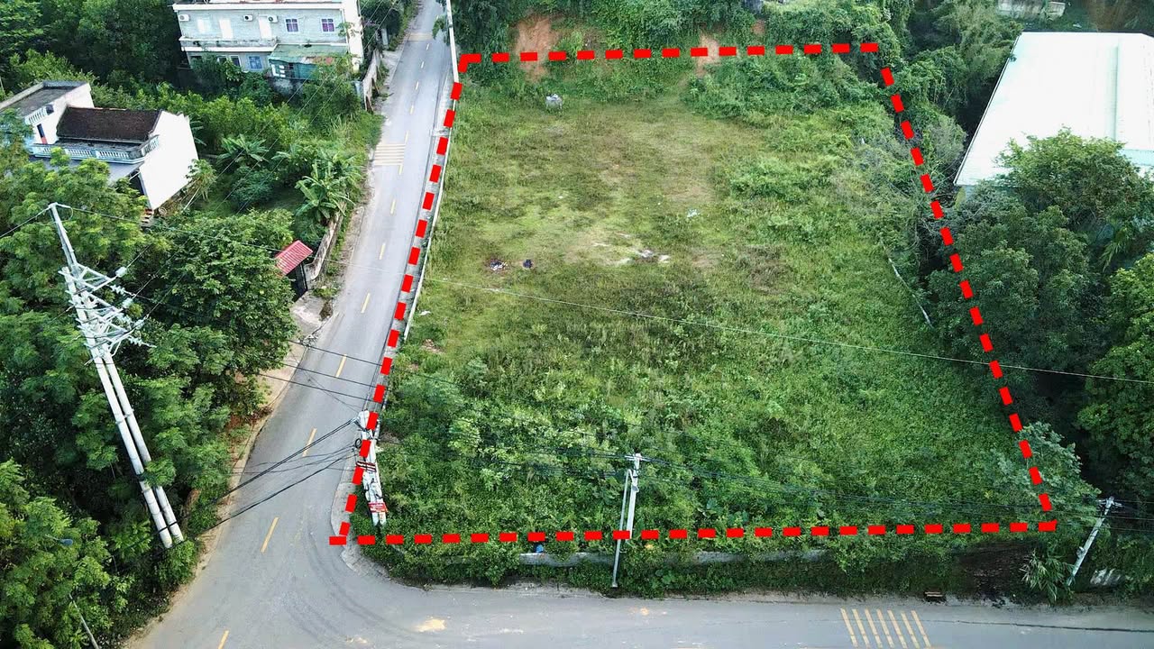 Đất nền lô góc mặt đường nhựa Trán Voi, Phú Cát 2156m² giá chỉ 8,x triệu