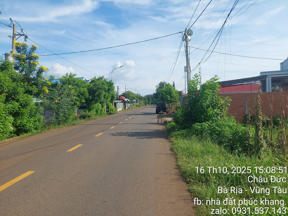 Đất nền 400m² xã Đá Bạc, Châu Đức - Đầu tư sinh lời chỉ 1.85 tỷ!