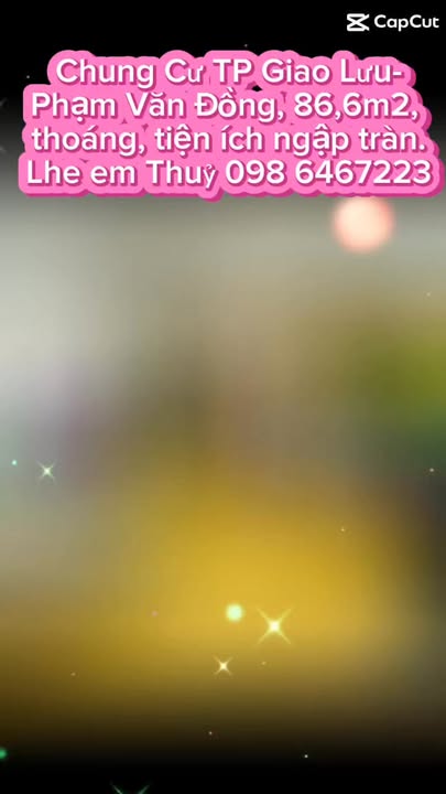 Căn hộ góc 3 phòng ngủ tại KĐT Thành phố Giao Lưu - Giá 6 tỷ, sổ đỏ chính chủ!