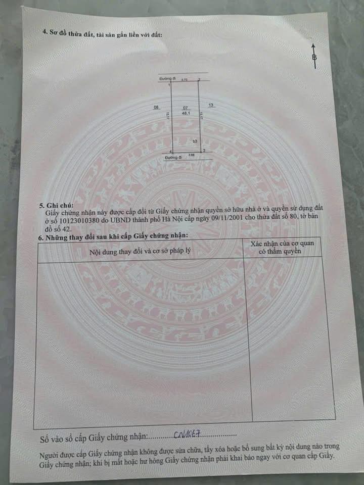 Nhà riêng 5 tầng tại Văn Điển, Thanh Trì 48m² giá 8.2 tỷ - Thiết kế hiện đại, an ninh tốt!