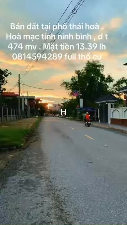 Đất nền 474m² tại phố Thái Hòa, Duy Tiên - Chính chủ, giá tốt để đầu tư!
