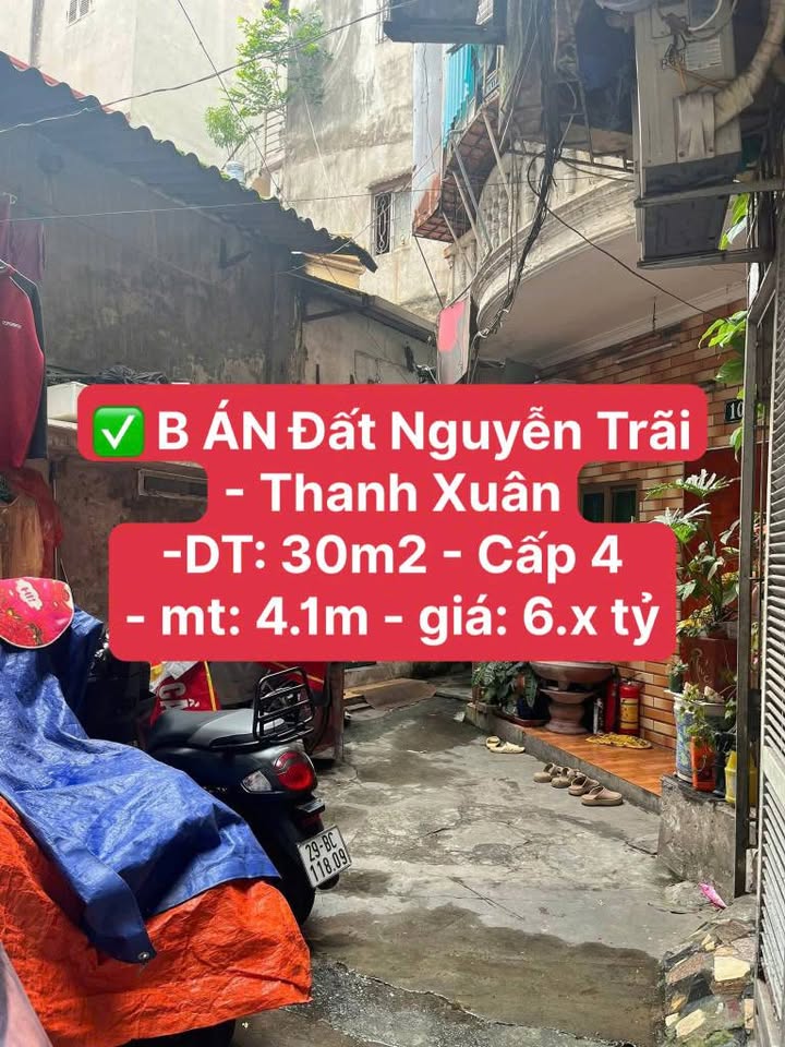 Đất Nguyễn Trãi, Thanh Xuân 30m² giá 6 tỷ - Sổ đỏ chính chủ, tặng GPXD!