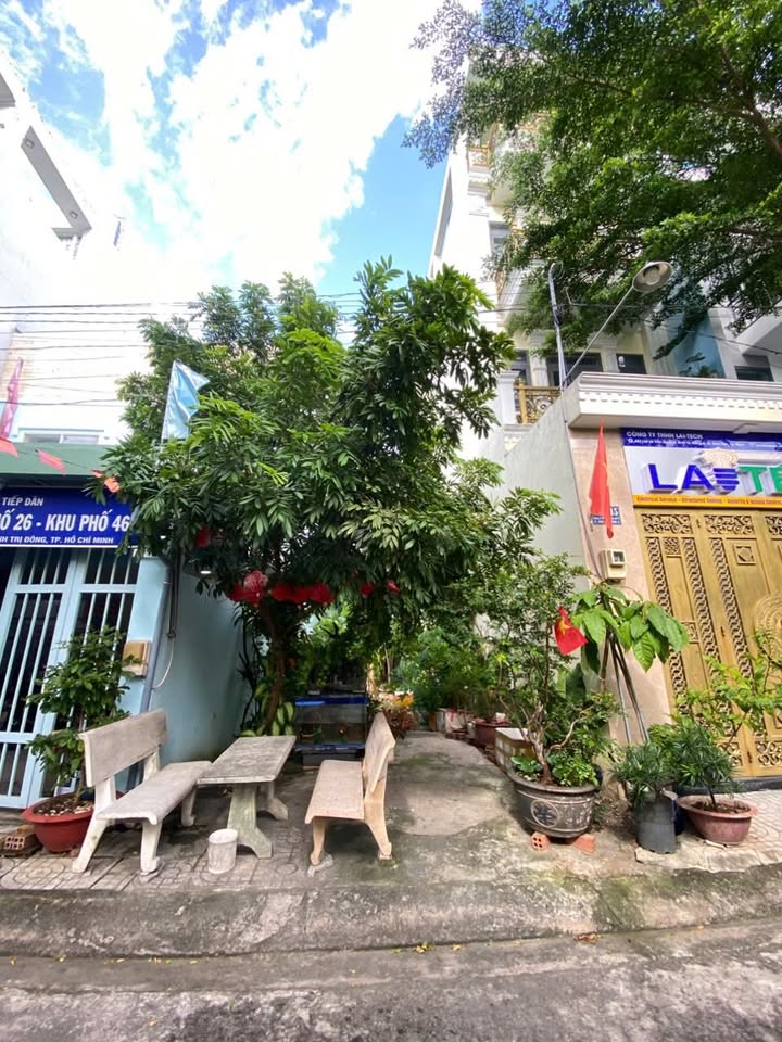 Bán lô đất hẻm 1 sẹc Lê Văn Quới, Bình Trị Đông, 89.6m² - Khu dân trí cao, giá tốt!