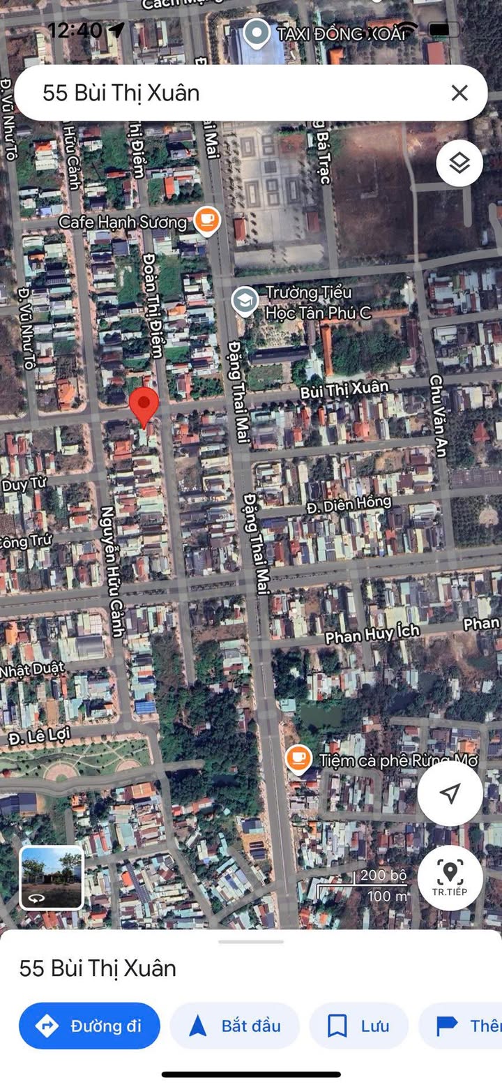 Đất nền mặt tiền Bùi Thị Xuân, Đồng Xoài 300m² giá 4 tỷ - Đầu tư sinh lời ngay!