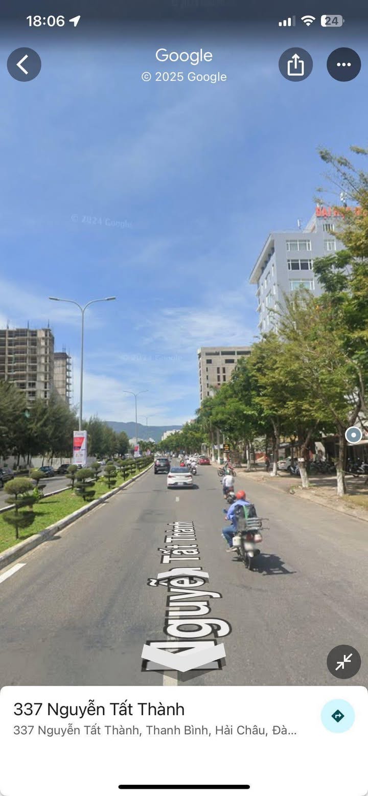 Lô đất mặt tiền Nguyễn Tất Thành, Hải Châu, Đà Nẵng 305m² - Đầu tư sinh lời lý tưởng!