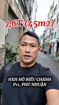 Bán nhà hẻm Hồ Biểu Chánh 45m² giá 7.6 tỷ - Vị trí đắc địa tại Phú Nhuận!