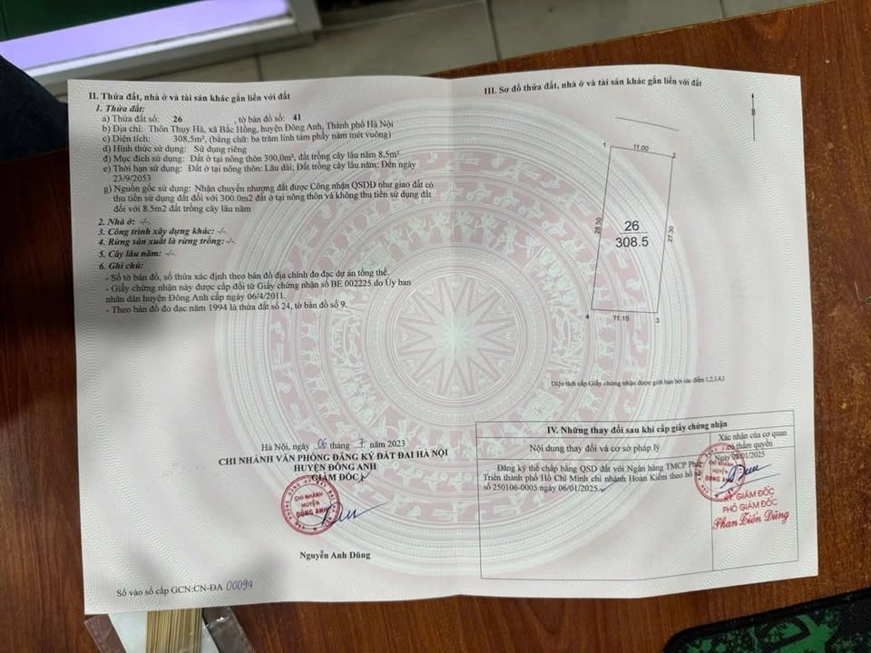 Đất nền Bắc Hồng 308m² giá chỉ 6x - Tiềm năng đầu tư cao!