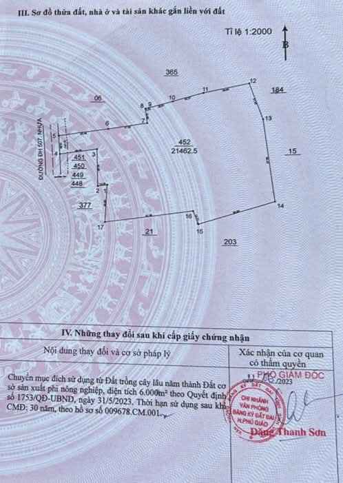 Đất sản xuất 21.000m² tại An Linh, Phú Giáo - Giá 13 tỷ, thương lượng chính chủ!