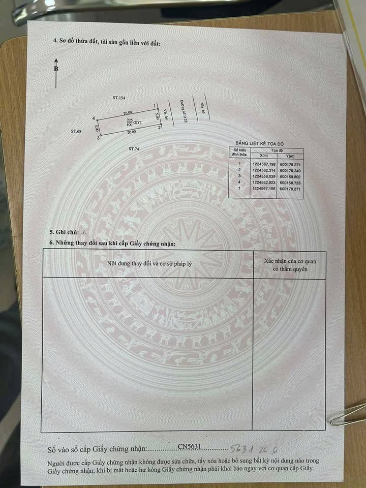 Đất thổ cư 100% tại đường D22, phường Hòa Phú, 100m² - Ngay trung tâm TP mới chỉ 1.5km!