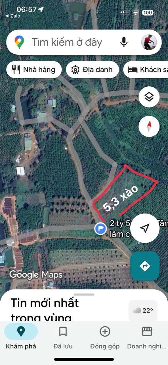 Đất nền Tân Lâm Di Linh 53,000m² giá chỉ 1.65 tỷ - Đầu tư sinh lời ngay!