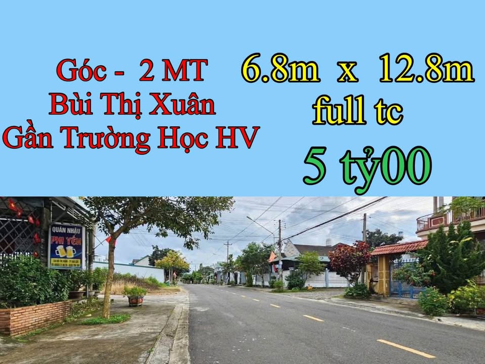 Đất Bùi Thị Xuân Bảo Lộc 87m² giá 5 tỷ - Sổ đỏ chính chủ, thổ cư hoàn thiện!