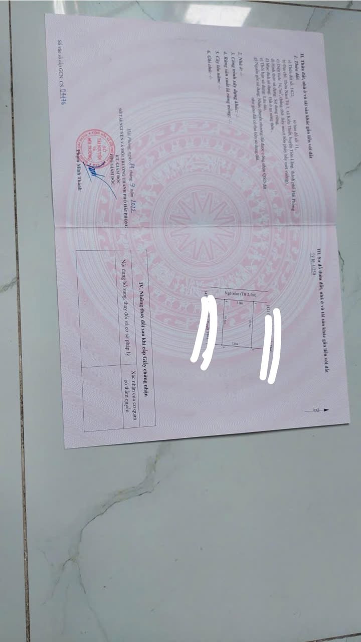 Đất thổ cư thôn Nam Tử - xã Kiến Thiết - 74m² giá tốt - Đầu tư sinh lời ngay!