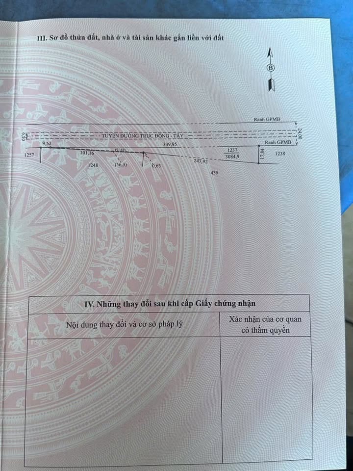 Đất nền mặt tiền đường nhựa Đông Tây 341m² giá 6.45 tỷ - Cơ hội đầu tư hấp dẫn!