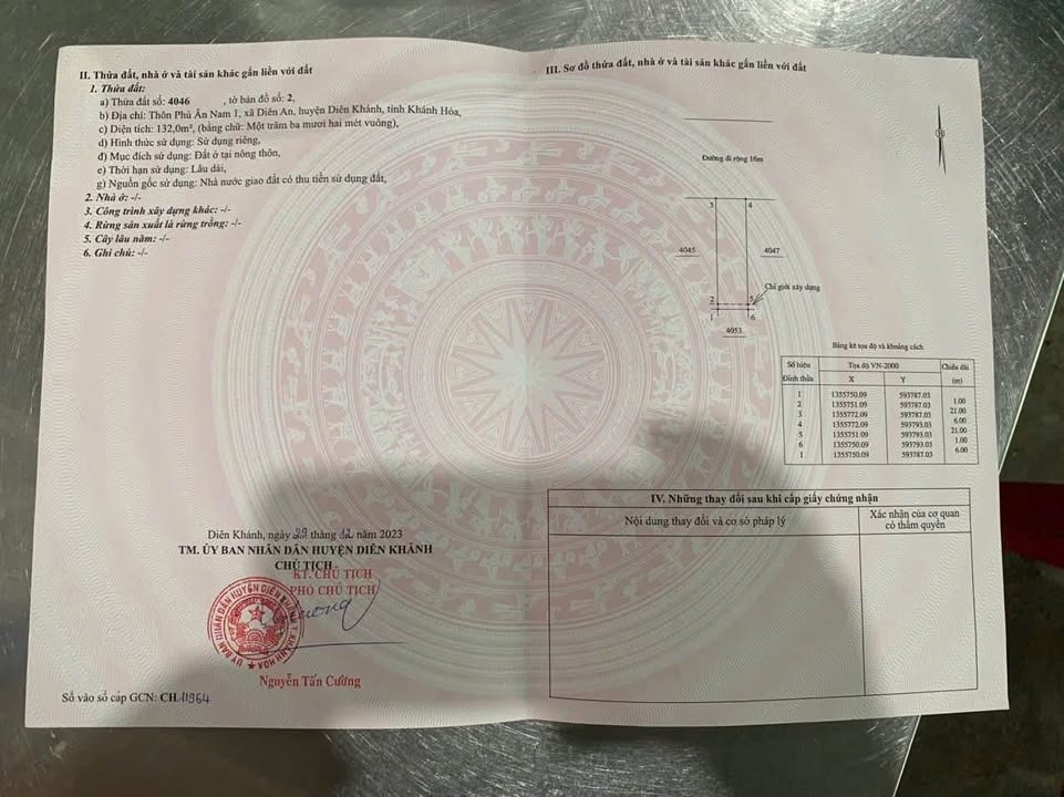 Đất nền KĐT Phú Ân Nam 132m² giá 4.092 tỷ - Đầu tư sinh lời ngay!