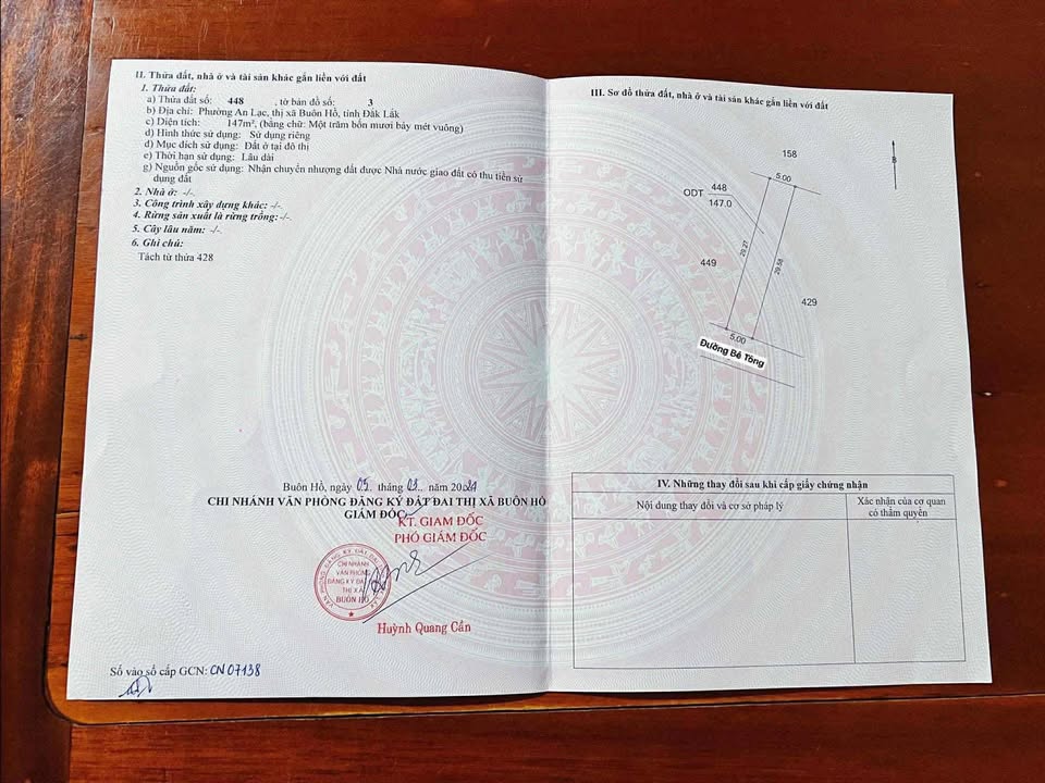 Đất thổ cư 150m² hẻm đầu đường Tô Hiệu, Buôn Hồ chỉ 548 triệu - Cơ hội đầu tư tuyệt vời!