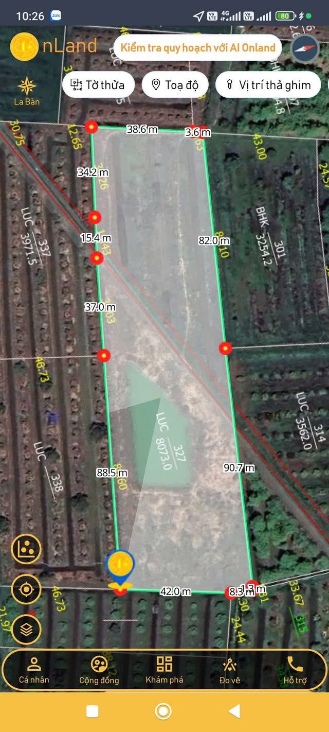 Đất nền Truông Mít Dương Minh Châu 7600m² giá 1.1 tỷ - Cơ hội đầu tư hấp dẫn!