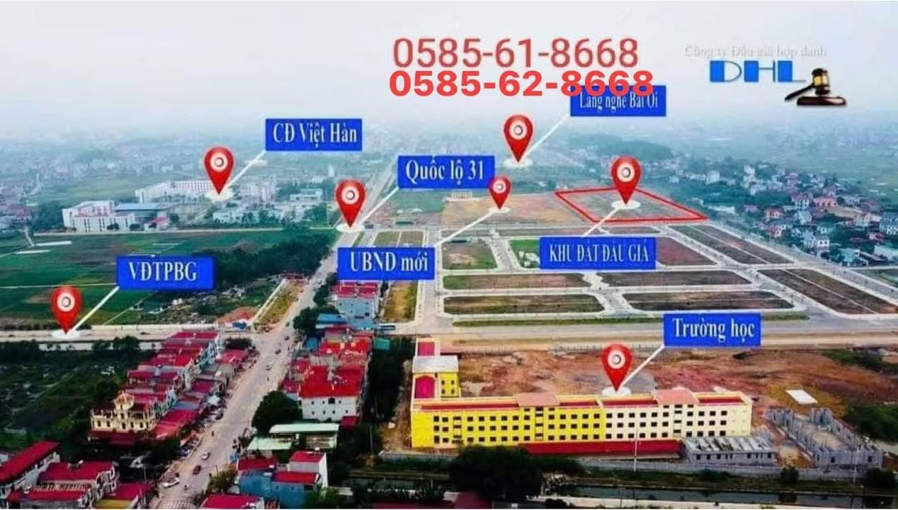 Đất nền KĐT Số 5 Thái Đào, Lạng Giang 90m² giá 2.9 tỷ - Hướng Đông, Sổ đỏ chính chủ!