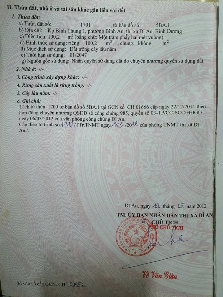 Đất nền Bình An Dĩ An 80m² giá chỉ 2 tỷ - Đầu tư sinh lời ngay!