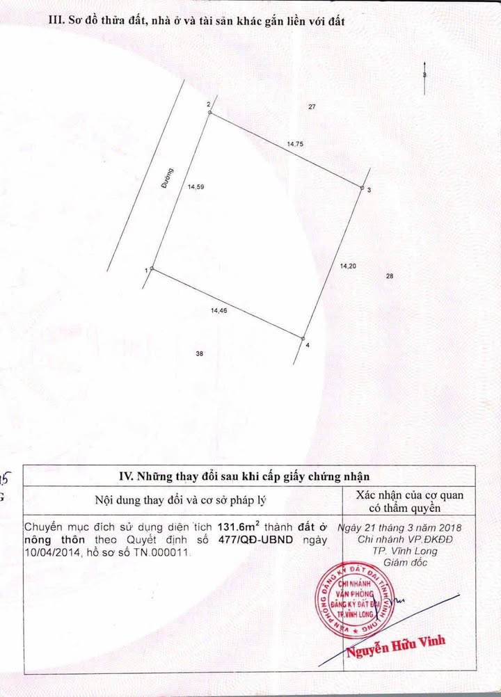 Đất thổ cư Tân Ngãi Vĩnh Long 209m² giá 1.45 tỷ - Đầu tư sinh lời lý tưởng!