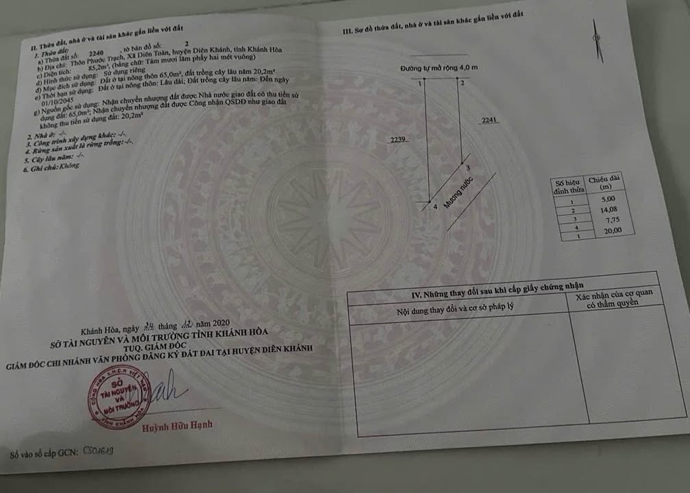 Đất nền Phước Trạch, Diên Toàn 85m² giá 850 triệu - Cơ hội vàng đầu tư!