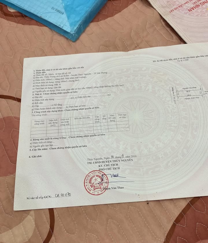 Đất mặt đường Quốc lộ 10, Lưu Kiếm, Thủy Nguyên, Hải Phòng 100m² - Sẵn sàng kinh doanh!