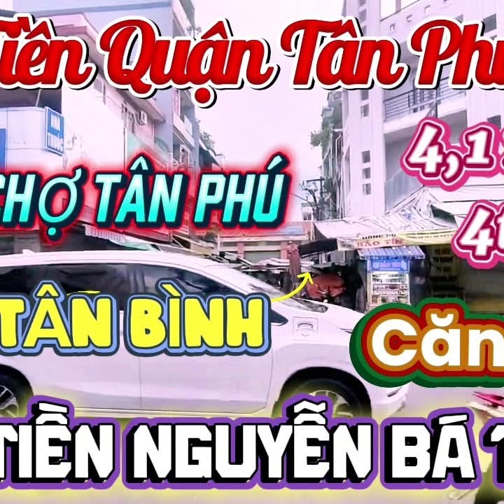 Nhà góc 2 mặt tiền đường Nguyễn Bá Tòng, Tân Phú 49.2m² giá 12.2 tỷ - Đầu tư sinh lời ngay!
