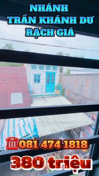 Nhà riêng Rạch Giá 17m² giá 380 triệu - Sổ hồng chính chủ, ngay sát chợ!