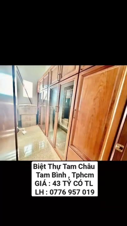 Biệt thự phố Tam Châu, Thủ Đức 427m² giá 43 tỷ - Đẳng cấp sống sang trọng!