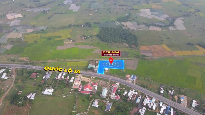 Đất nền mặt tiền Quốc lộ 1A, Hồng Liêm, 21,600m² chỉ 3.3 tỷ - Cơ hội đầu tư tuyệt vời!